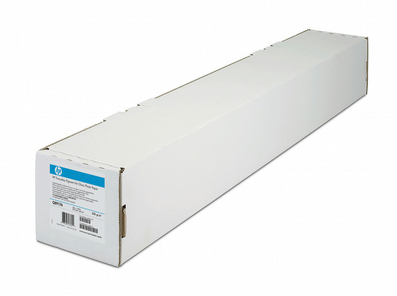 HP Durable Semi-gloss Display Film-1270 mm x 15.2 m (50 in x 50 ft) matt white film