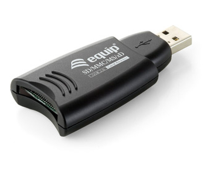 Equip 128505 USB 2.0 Черный устройство для чтения карт флэш-памяти