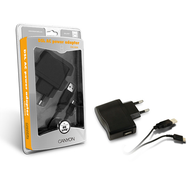 Canyon CNG-DS08 Black power adapter/inverter