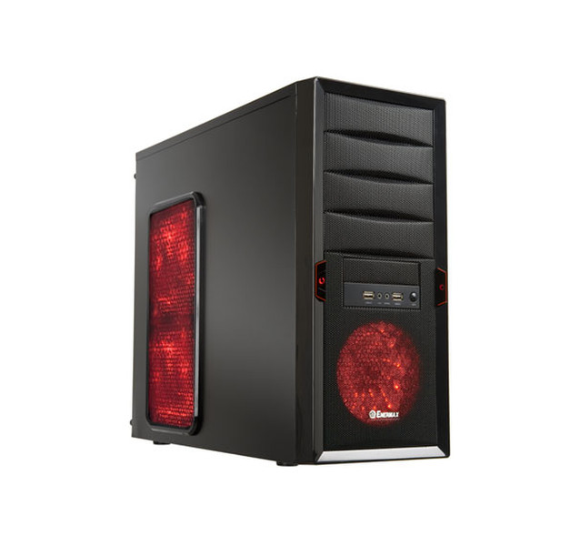 b.com Special 2.66GHz i5-750 Mini Tower Black,Red PC