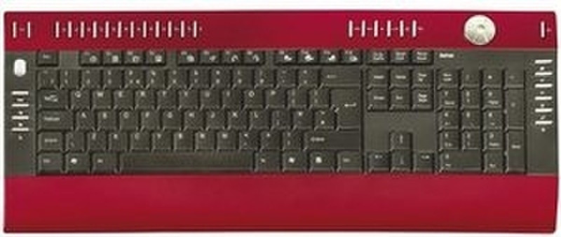 Saitek K120 USB QWERTY Rot Tastatur