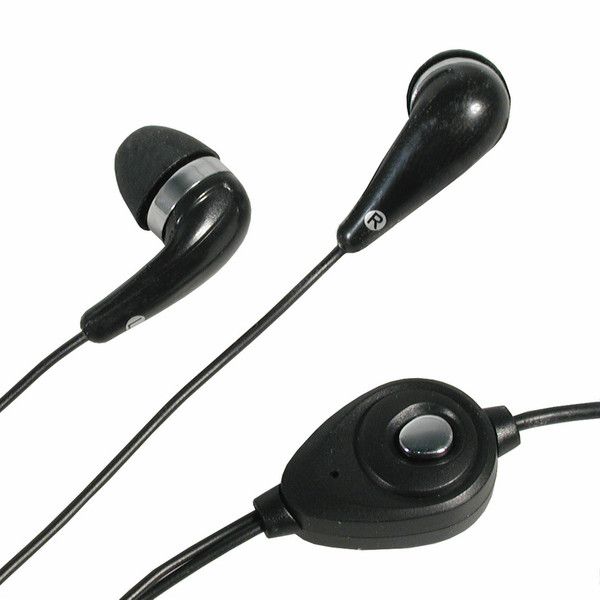 MLINE Stereo Headset LUNA Стереофонический Проводная Черный гарнитура мобильного устройства