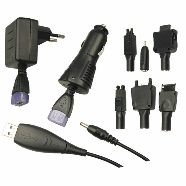 MLINE 21 in 1 Universal Charge Kit Schwarz Ladegerät für Mobilgeräte