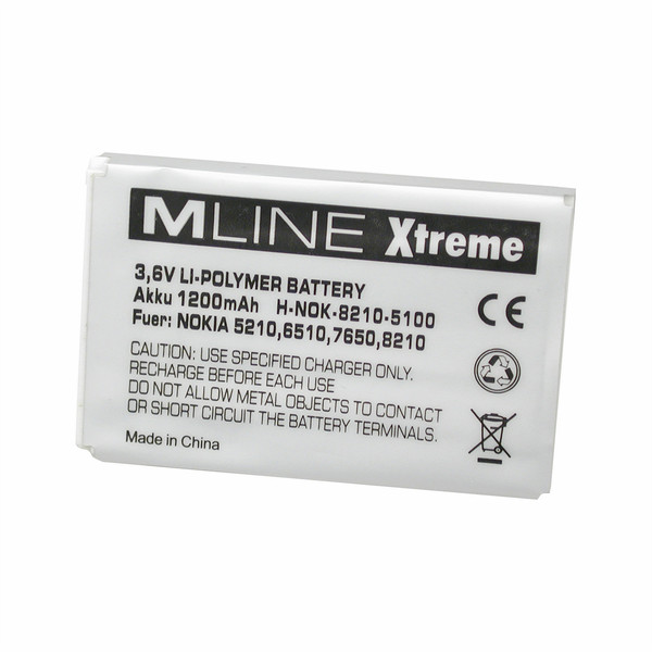 MLINE Xtreme Li-Polymer Battery 1200 mAh Литий-полимерная (LiPo) 1200мА·ч 3.6В аккумуляторная батарея