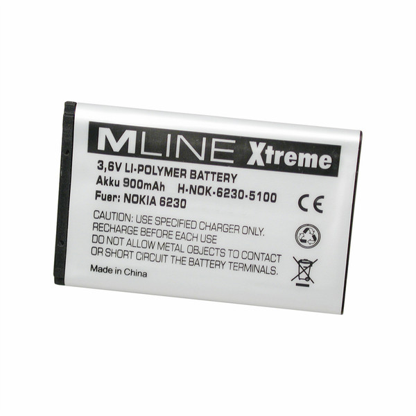 MLINE Xtreme Li-Polymer Battery 880 mAh Lithium Polymer (LiPo) 880mAh 3.6V rechargeable battery