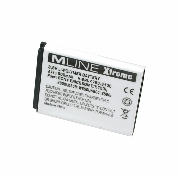 MLINE Xtreme Li-Polymer Battery 900 mAh Lithium Polymer (LiPo) 900mAh 3.6V rechargeable battery