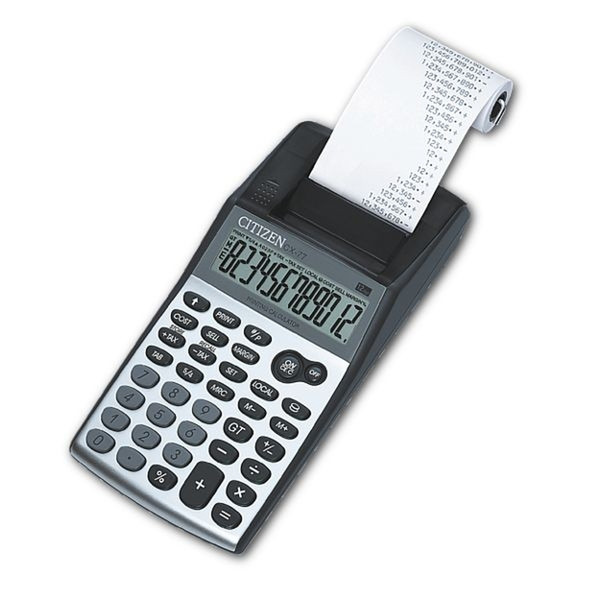 Citizen CX77IV Настольный Printing calculator Черный, Cеребряный калькулятор