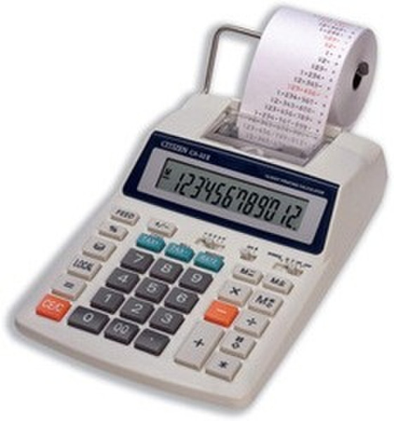 Citizen CX32II Настольный Printing calculator Белый калькулятор