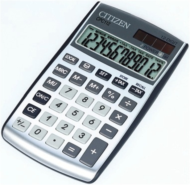 Citizen CPC112 Pocket Basic calculator Silver calculator