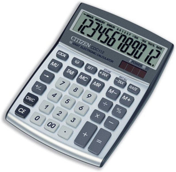 Citizen CDC112 Desktop Basic calculator Silver calculator