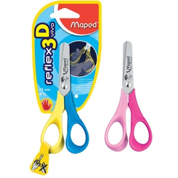 Maped 472510 Blue,Pink,Yellow stationery/craft scissors