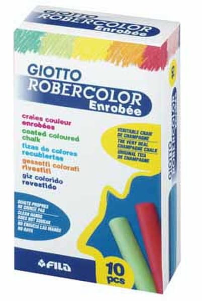 Giotto Robercolor Зеленый 10шт writing chalk