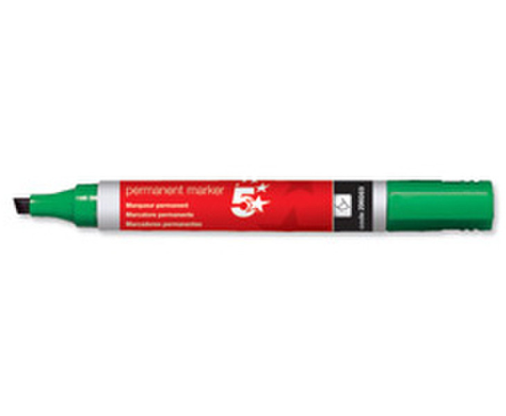 5Star 296069 Зеленый 12шт перманентная маркер