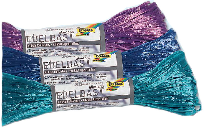 Folia Synthetic-Raffia 30m Kunststoff Cremefarben Seil