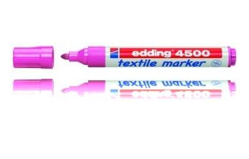 Edding Textielmarker e-4500 Пулевидный наконечник Розовый перманентная маркер