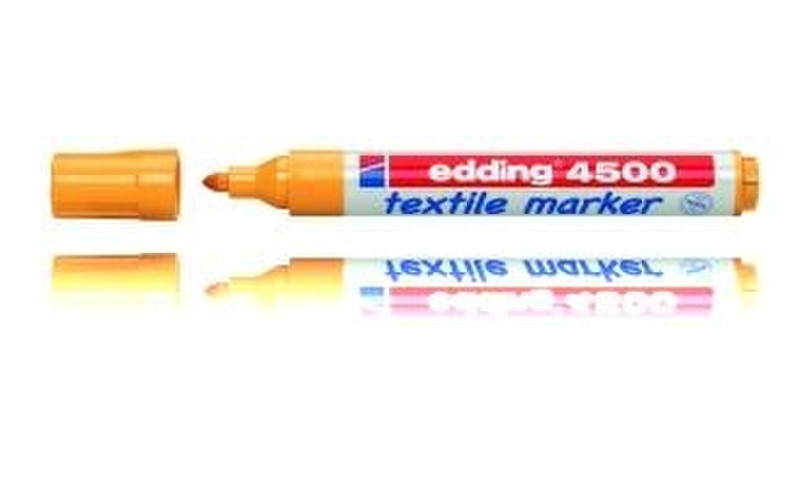 Edding Textielmarker e-4500 Пулевидный наконечник Оранжевый перманентная маркер