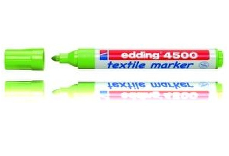 Edding Textielmarker e-4500 Пулевидный наконечник Зеленый перманентная маркер