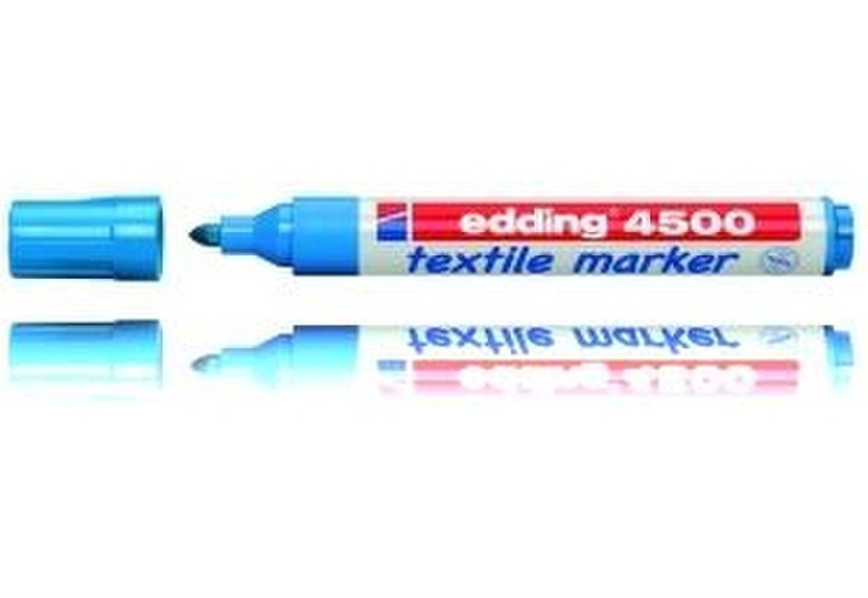 Edding Textielmarker e-4500 Пулевидный наконечник Синий перманентная маркер