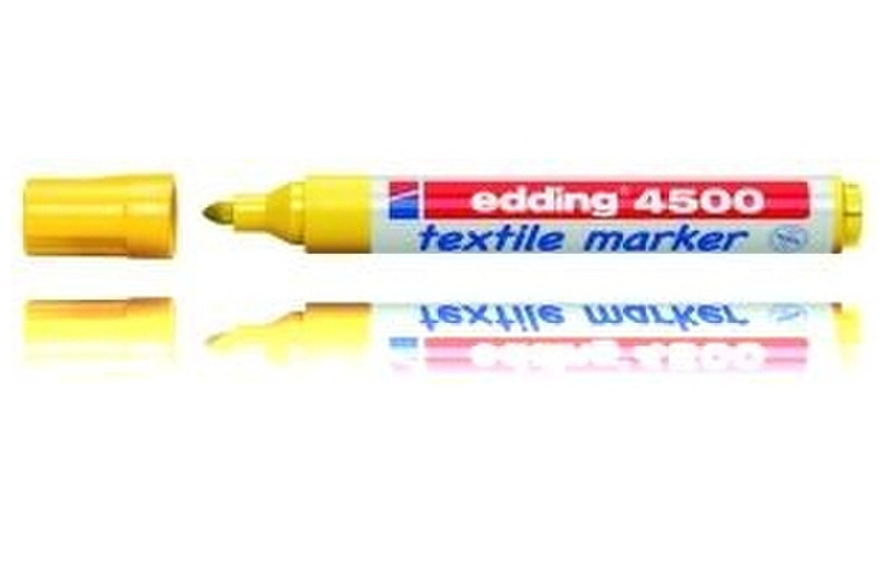 Edding Textielmarker e-4500 Пулевидный наконечник Желтый перманентная маркер