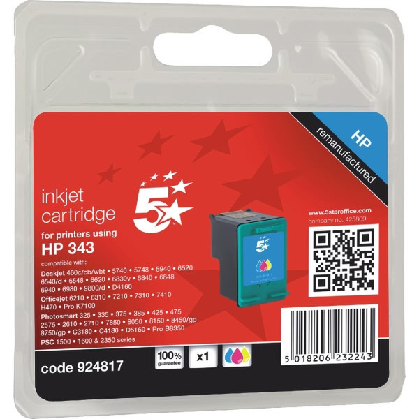 5Star 924817 Cyan,Magenta,Yellow ink cartridge