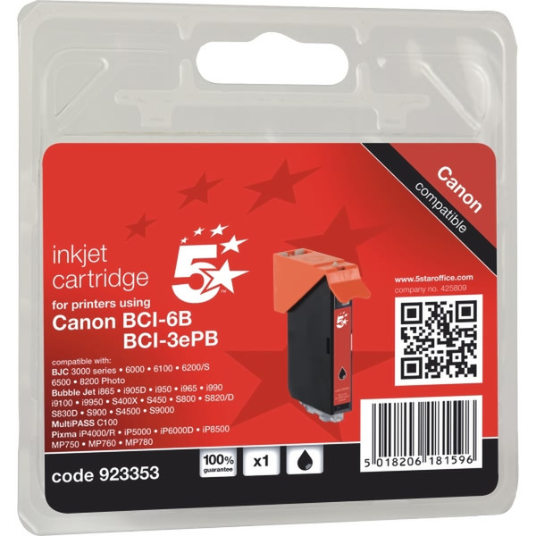 5Star 923353 Black ink cartridge