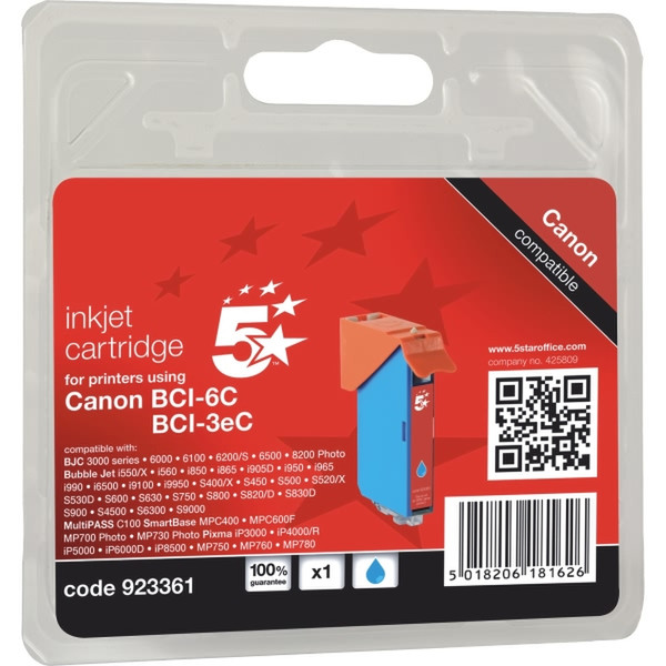5Star 923361 Cyan ink cartridge
