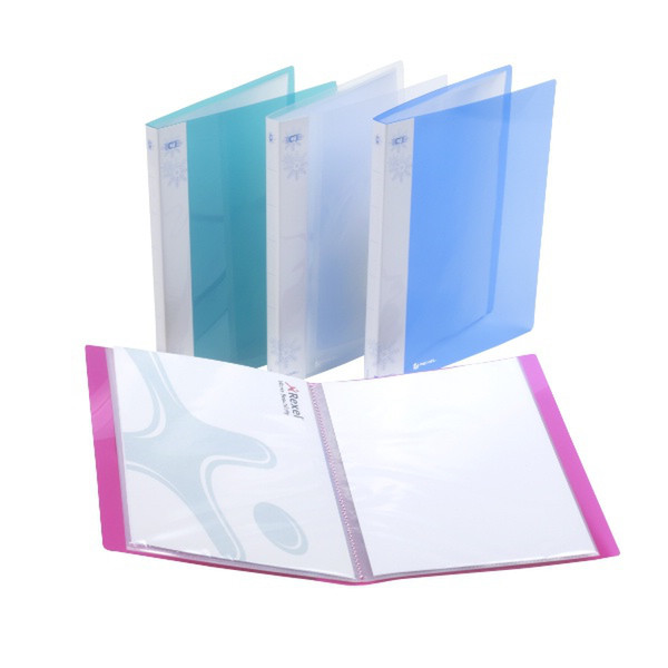 Rexel Ice Display Book 20 Pockets Assorted Полипропилен (ПП) Разноцветный папка