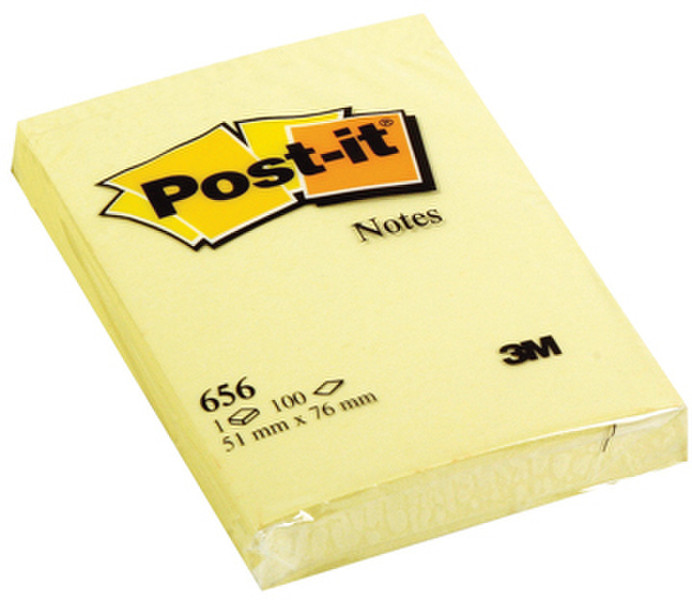 Post-It 656M Yellow 100sheets self-adhesive note paper