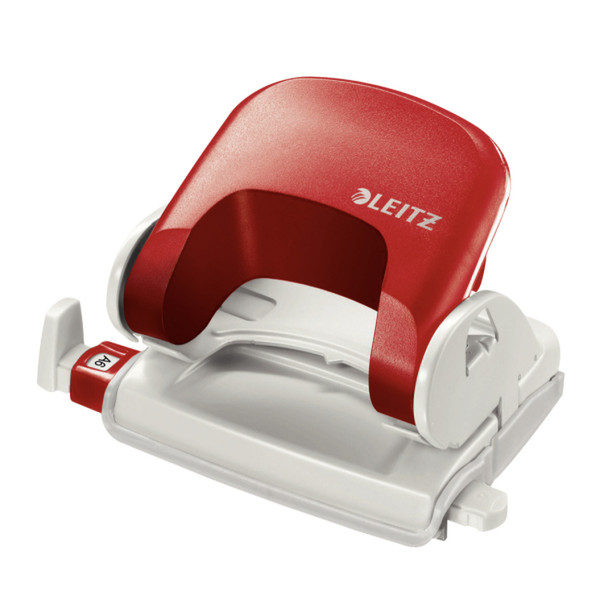 Leitz 5038 16sheets Red,White hole punch