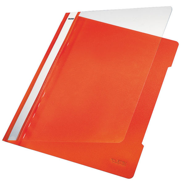 Leitz 432038 Plastic Orange folder