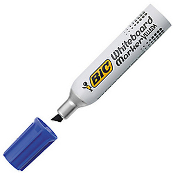 BIC Velleda 1781 Скошенный наконечник Синий 12шт маркер