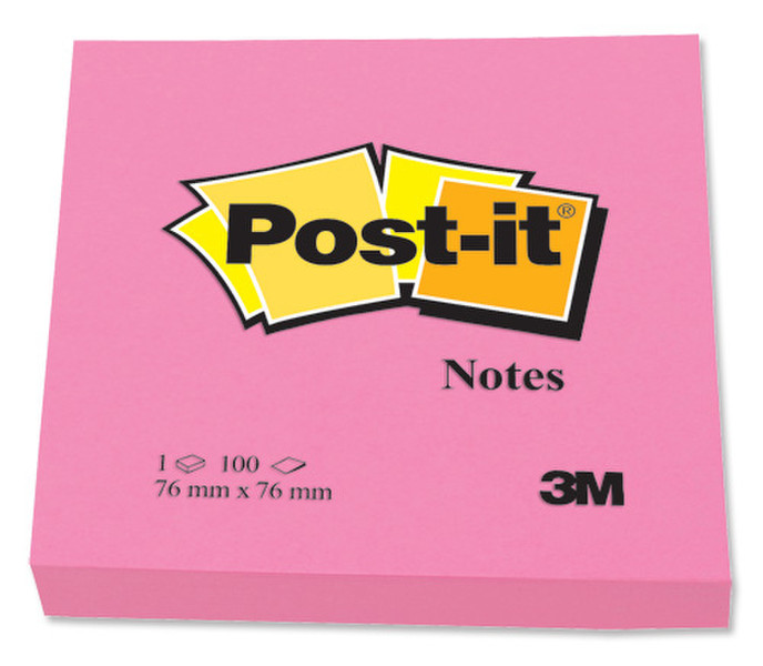 Post-It 654N Розовый 100листов самоклеющаяся бумага для заметок