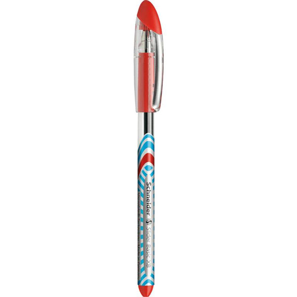 Schneider Slider Basic XB Stick ballpoint pen Extra Bold Красный