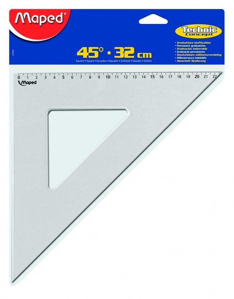 Maped 147527 Plastic Grey 1pc(s) triangle