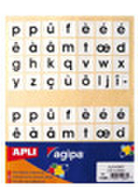Agipa Alphabet - 5 pcs самоклеющийся символ