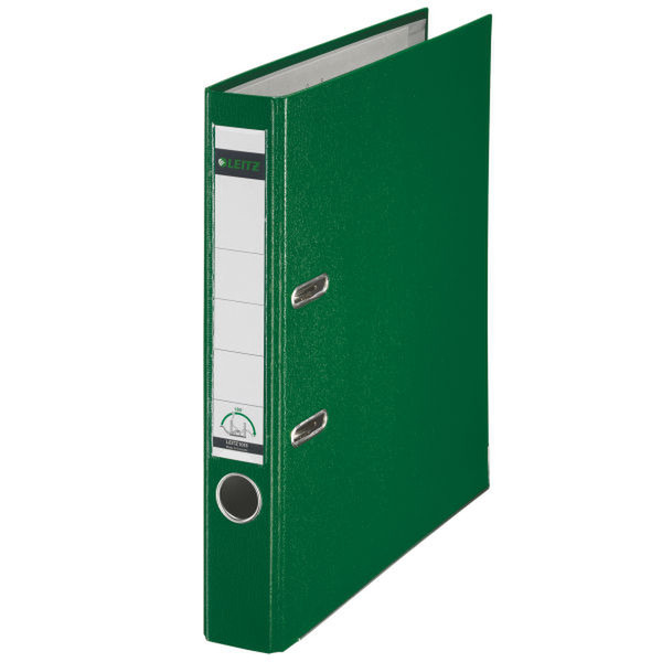 Leitz 180° Lever Arch File Plastic 50 mm Plastic Green ring binder