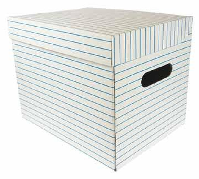 Rombouts 003-1 Cardboard White file storage box/organizer