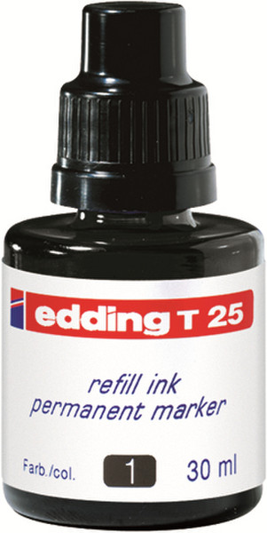Edding T25 30ml Black ink