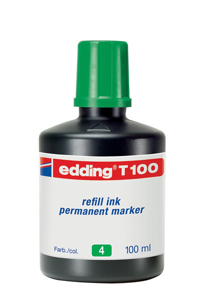 Edding T100 100мл Зеленый чернила