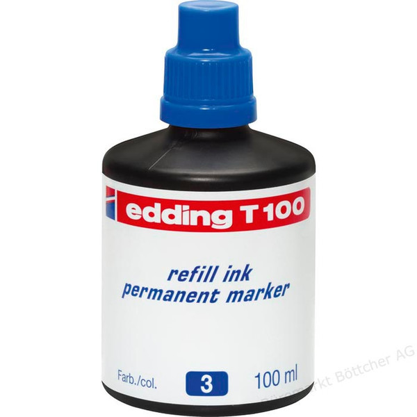 Edding T100 100ml Blue ink