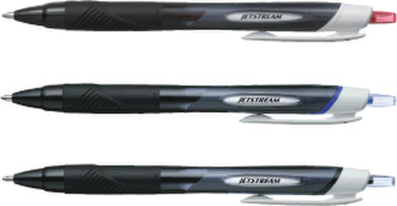 Uni-Ball SXN-150 Jetstream Sport Anklippbarer versenkbarer Stift Schwarz