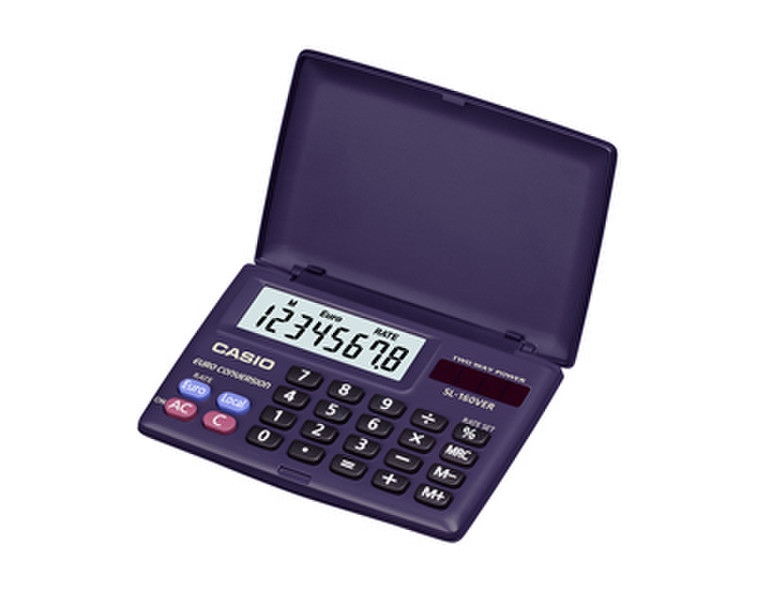 Casio SL-160VER Pocket Basic calculator Blue
