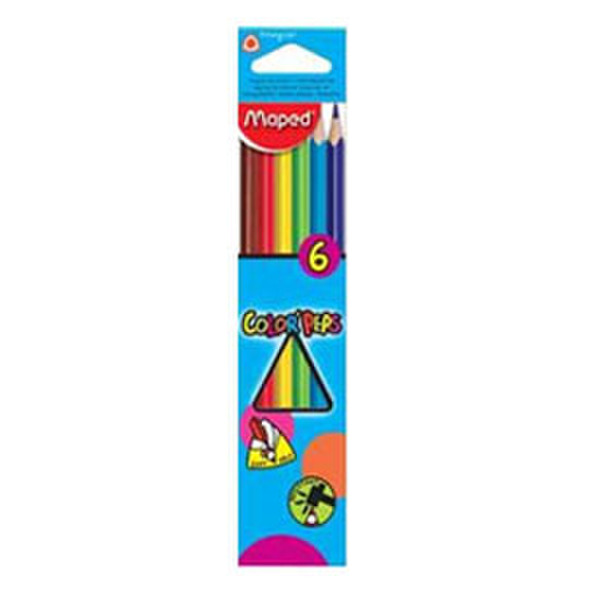 Maped Color Peps 6шт графитовый карандаш