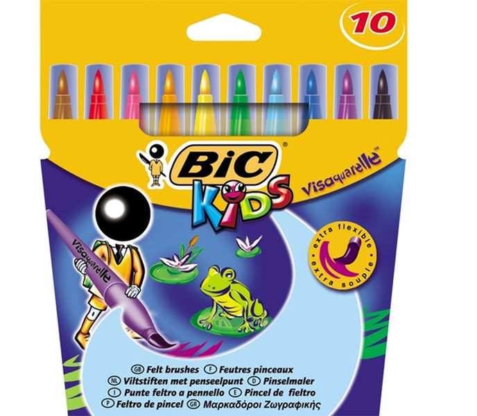 BIC Kids Visaquarelle 10шт фломастер