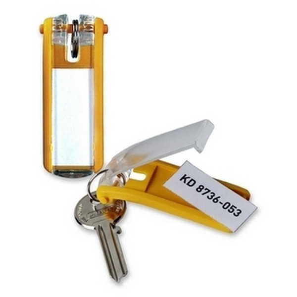 Durable KEY CLIP Gelb 6Stück(e) Schlüsselanhänger