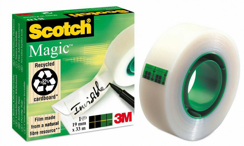 Scotch Magic 810 19mm x 33m 33m Transparent Klebeband für das Büro