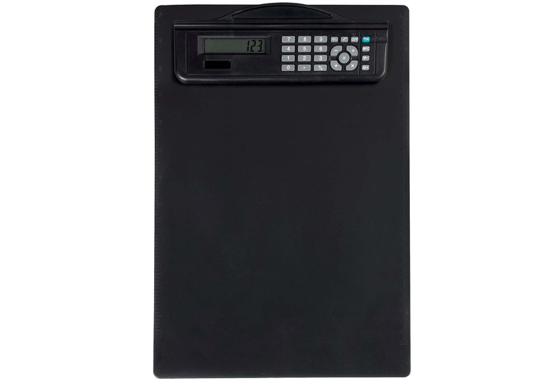MAUL A4 Clipboard Calculator Tasche Einfacher Taschenrechner Schwarz