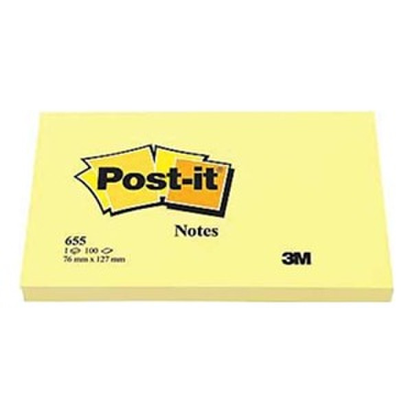 Post-It 655M Yellow 100sheets self-adhesive note paper