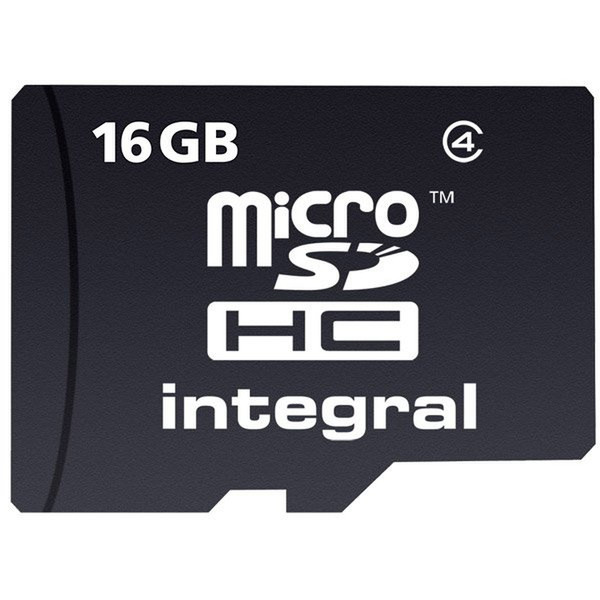Integral microSDHC 16GB 16GB MicroSDHC memory card