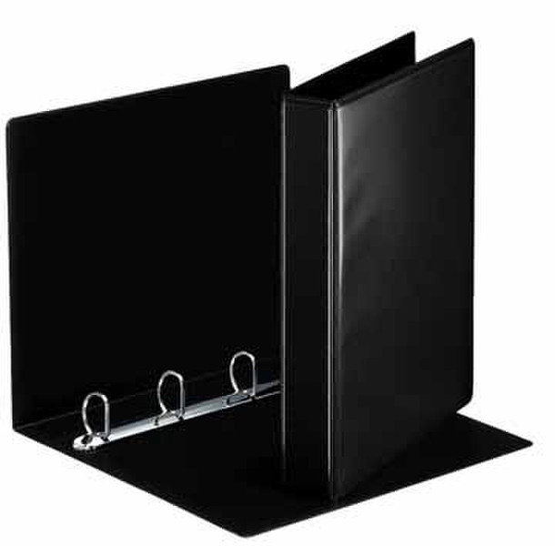 Esselte Panoramaringma Cardboard Black ring binder